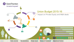 Union Budget 2015-16 - Grant Thornton India