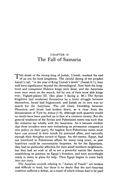 The Fall of Samaria - Biblical Studies.org.uk