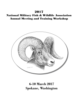 6-10 March 2017 Spokane, Washington