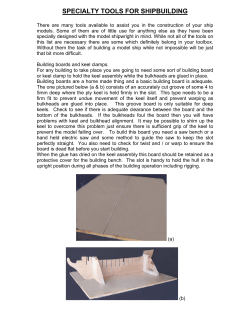 specialty tools for shipbuilding