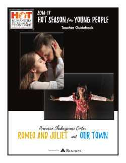Romeo and Juliet and Our Town