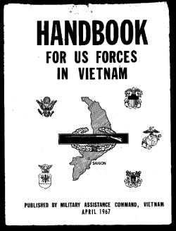 MACV Handbook US Forces Vietnam 1967 - West