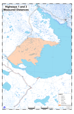 Highways 1 and 3 Measured Distances