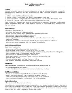 Code of Conduct - Surrey Schools