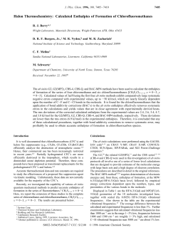 Halon Thermochemistry: Calculated Enthalpies