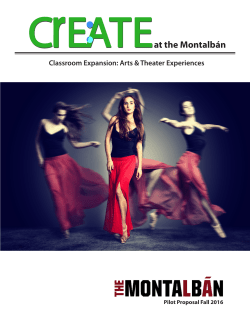 CrEATE at The Montalb&aacute;n 2016 - Montalban Theater Hollywood