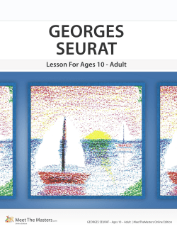 Georges Seurat - Meet the Masters