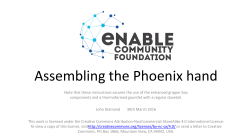 Assembling the Phoenix hand