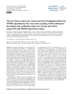 The new Passive microwave Neural network Precipitation Retrieval
