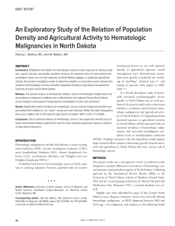 An Exploratory Study of the Relation of Population Density and