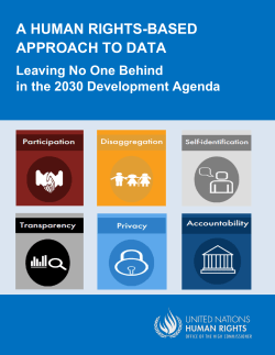 a human rights-based approach to data