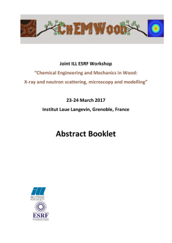 Conference Booklet - Indico - Institut Laue