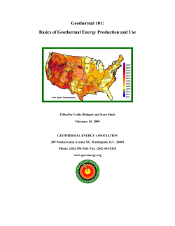Geothermal 101: Basics of Geothermal Energy Production and Use