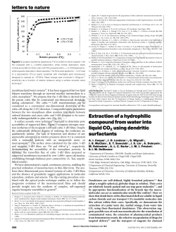 Extraction of a hydrophilic compound from water into liquid CO2