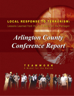 Arlington County Conference Report