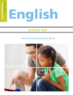 English - Centennial College