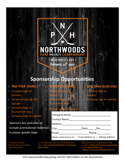 Sponsorship Opportunities