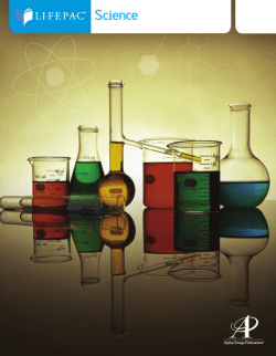 LIFEPAC&reg; 5th Grade Science Unit 3 Worktext - HomeSchool