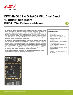EFR32MG12 2.4 GHz/868 MHz Dual Band 10 dBm