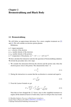 Bremsstrahlung and Black Body