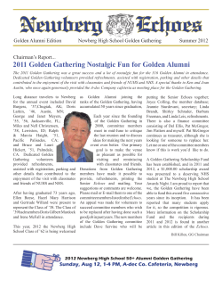 2012 Newberg Echoes - Newberg High School Golden Gathering 7