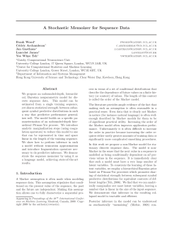 A Stochastic Memoizer for Sequence Data