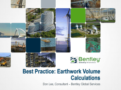 Best Practice: Earthwork Volume Calculations - Mid