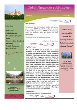 Public Awareness e-Newsletter May-2013