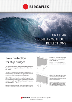 for clear visibility without reflections