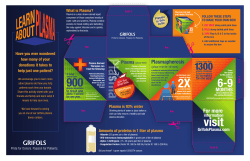 Grifols - Learn About Plasma [Activity Sheet]