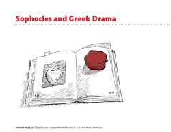 Sophocles and Greek Drama - David