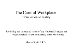 The Careful Workplace