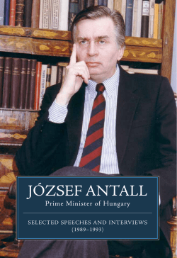 j&oacute;zsef antall - Martens Centre