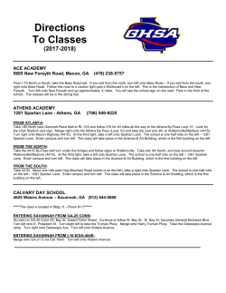 DIRECTIONS TO NFHS COACHES EDUCATION PROGRAM