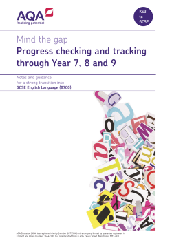 GCSE English Language KS3 Assessment guide