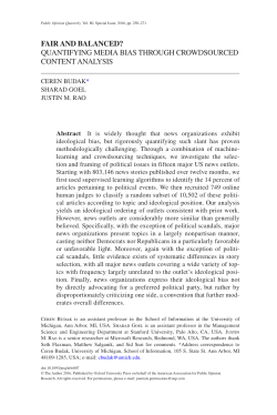 Fair and Balanced? Quantifying Media Bias through