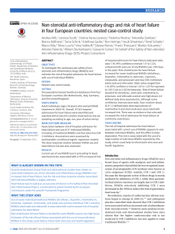 Non-steroidal anti-inflammatory drugs and risk of heart failure in four