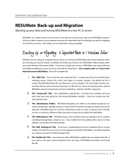 Backing Up or Migrating: 6 Important Items in 1