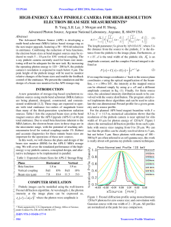 High-Energy X-Ray Pinhole Camera for High-Resolution