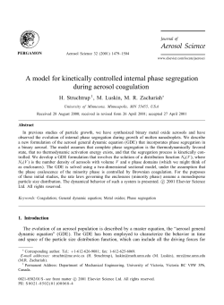 A Model for Kinetically Controlled Internal Phase