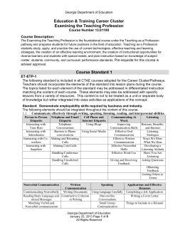 Examining the Teaching Profession