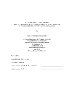 blending birth and behavior: masculine representations of patriarchy