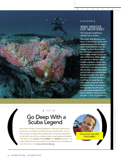 Go Deep With a Scuba Legend - Jeff Wildermuth Photography