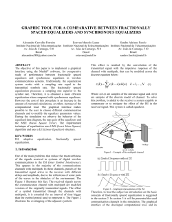 graphic tool for a comparative between fractionally spaced