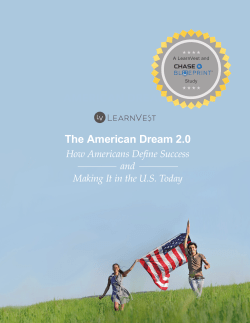 The American Dream 2.0