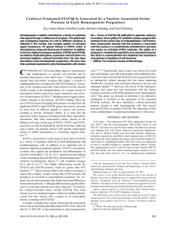 Carboxyl-Truncated STAT5 Is Generated by a Nucleus