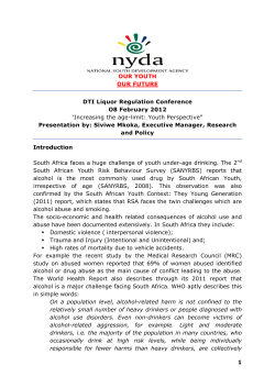NYDA -Increasing the drinking age limit _ youth perspective