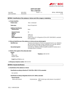 SAFETY DATA SHEET Neon, compressed SECTION 1: Identification