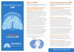 brochure - LAM Australia Research Alliance