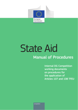 State Aid - European Commission